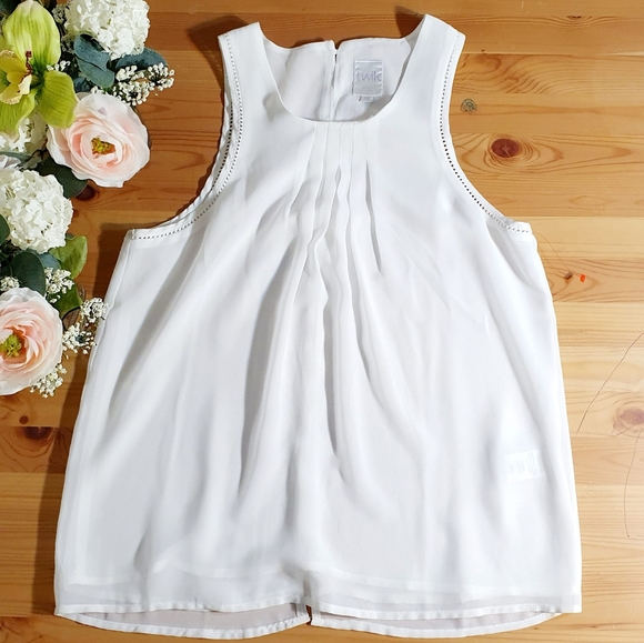 **SOLD**Twik White Tank - Picture 1 of 4